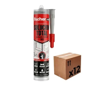 COLA E VEDA FISCHER MS CINZA  290ml 12 UNIDADES