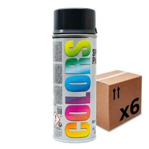 SPRAY COLOR MOTIP CINZA RAL 7011 400ml 6 UNIDADES